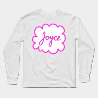 Joyce. Female name. Long Sleeve T-Shirt